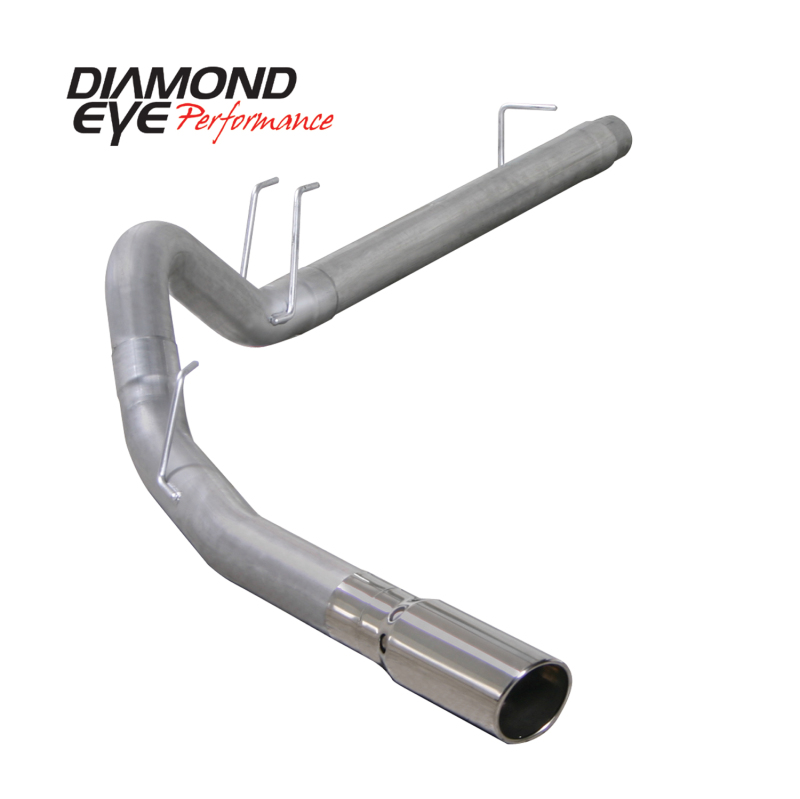 Ford F350 Performance Exhaust - Diamond Eye Performance - DPF Back, 4in, Aluminized - `08-`10